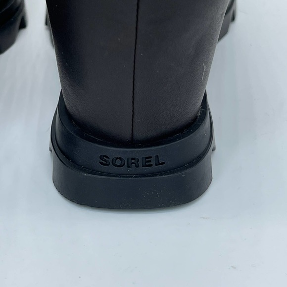 Sorel Joan of Arctic Wedge III Chelsea Womens Size 8.5 Brown Leather Boots New - Picture 8 of 13
